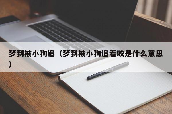 梦到被小狗追（梦到被小狗追着咬是什么意思）